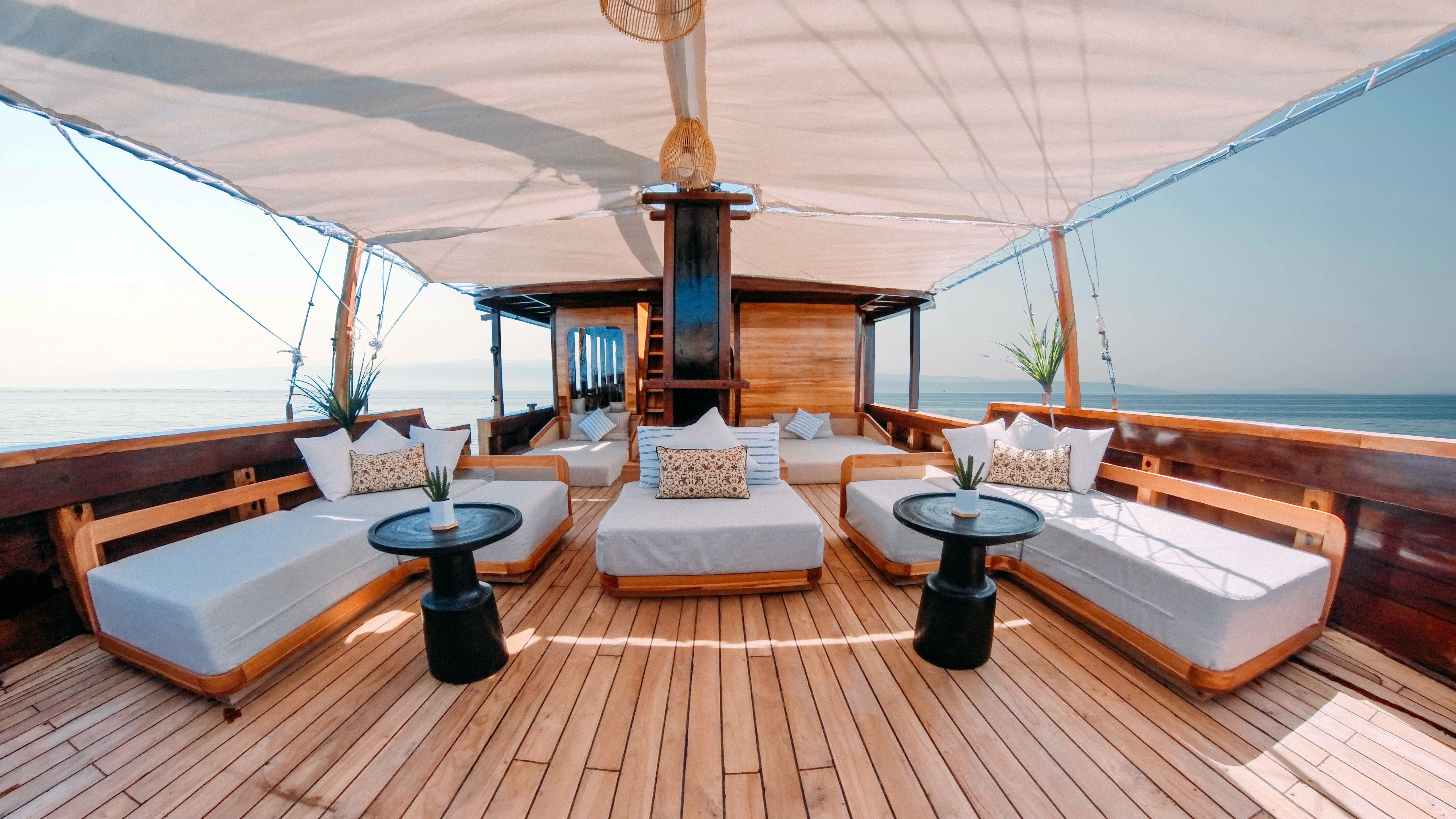 Living space on Phinisi Angelica