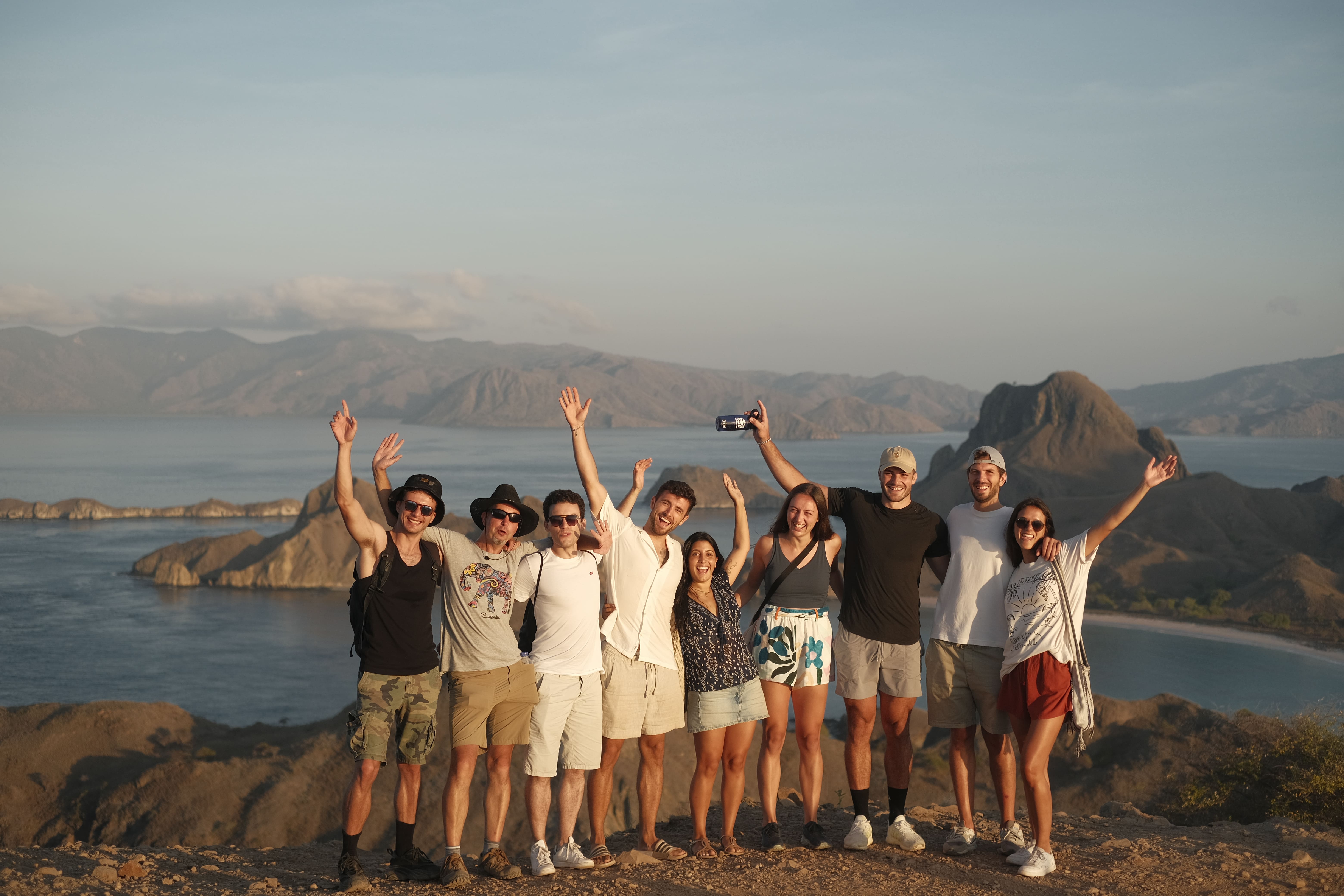 Supratours boat sailing Labuan Bajo’s emerald hills and turquoise waters — Komodo National Park trips