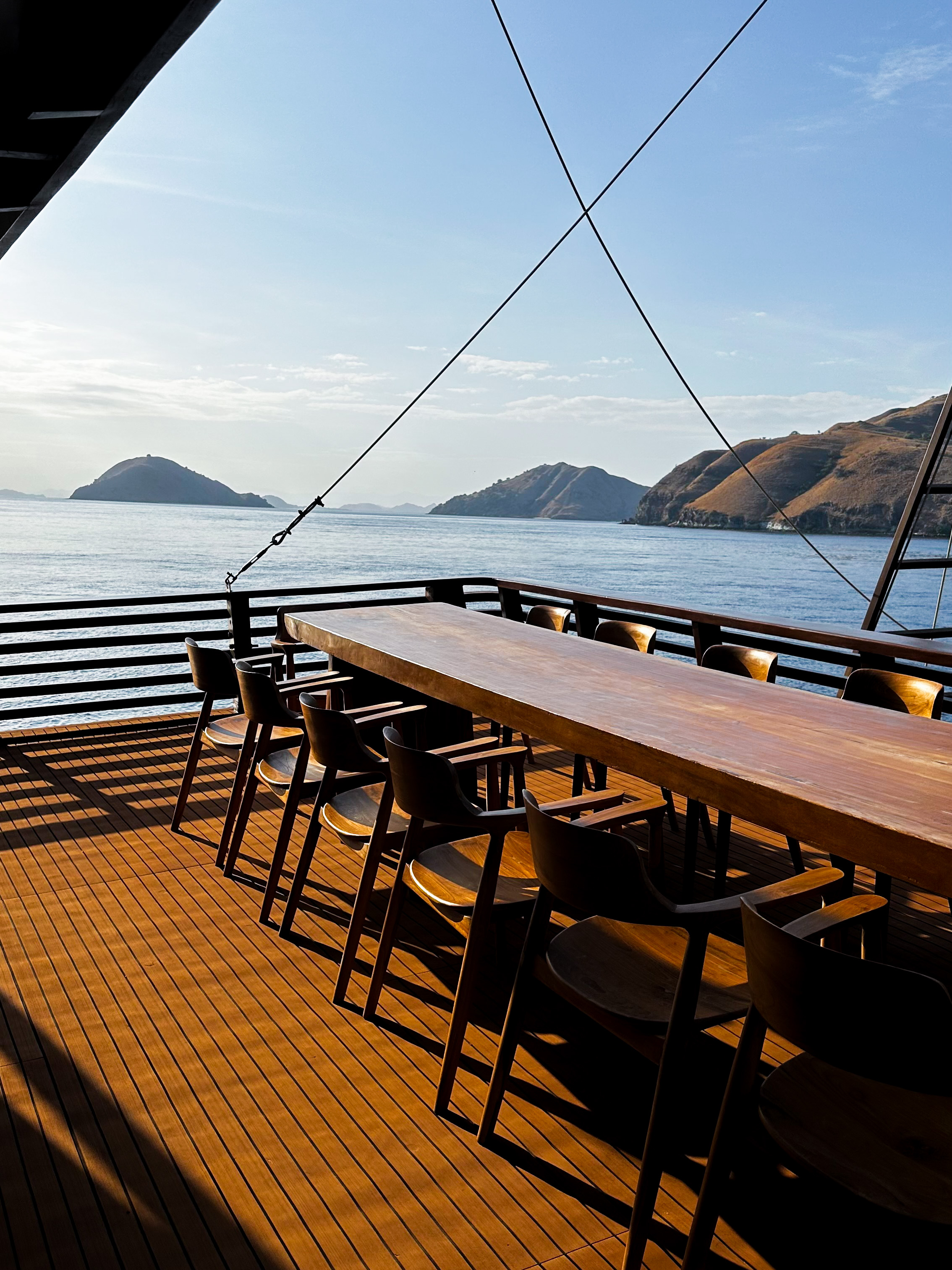 Quiet cove with emerald water