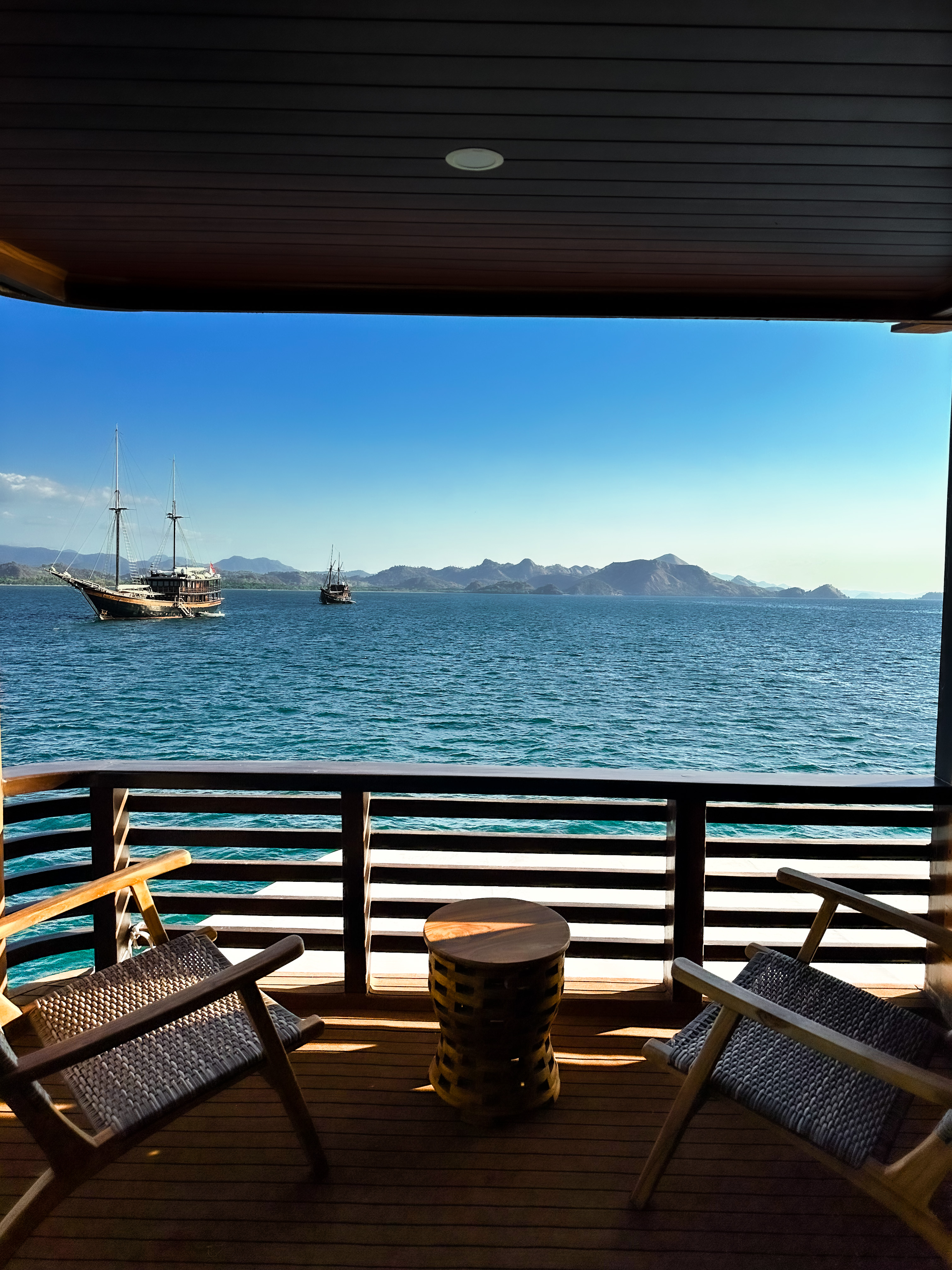 Quiet cove with emerald water